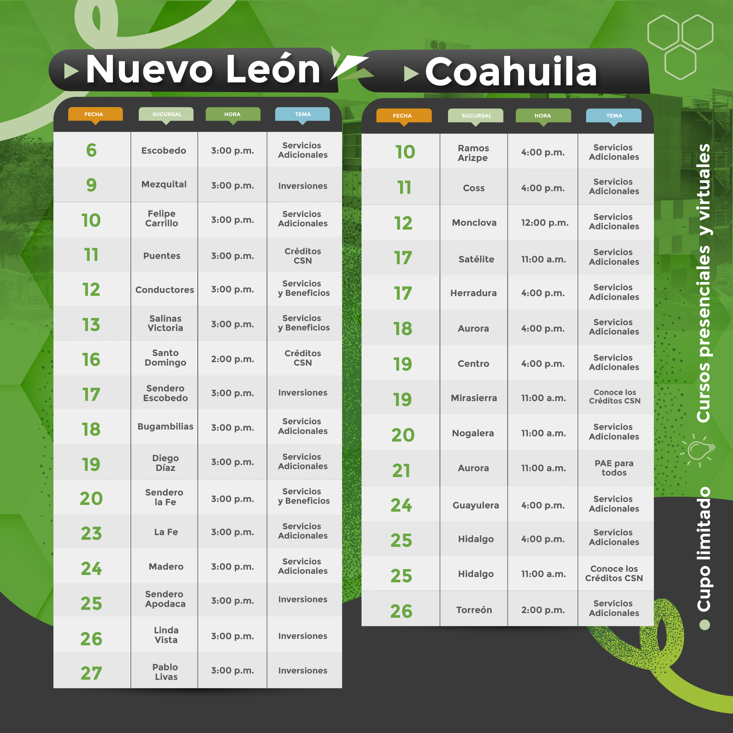 Cursos y Talleres