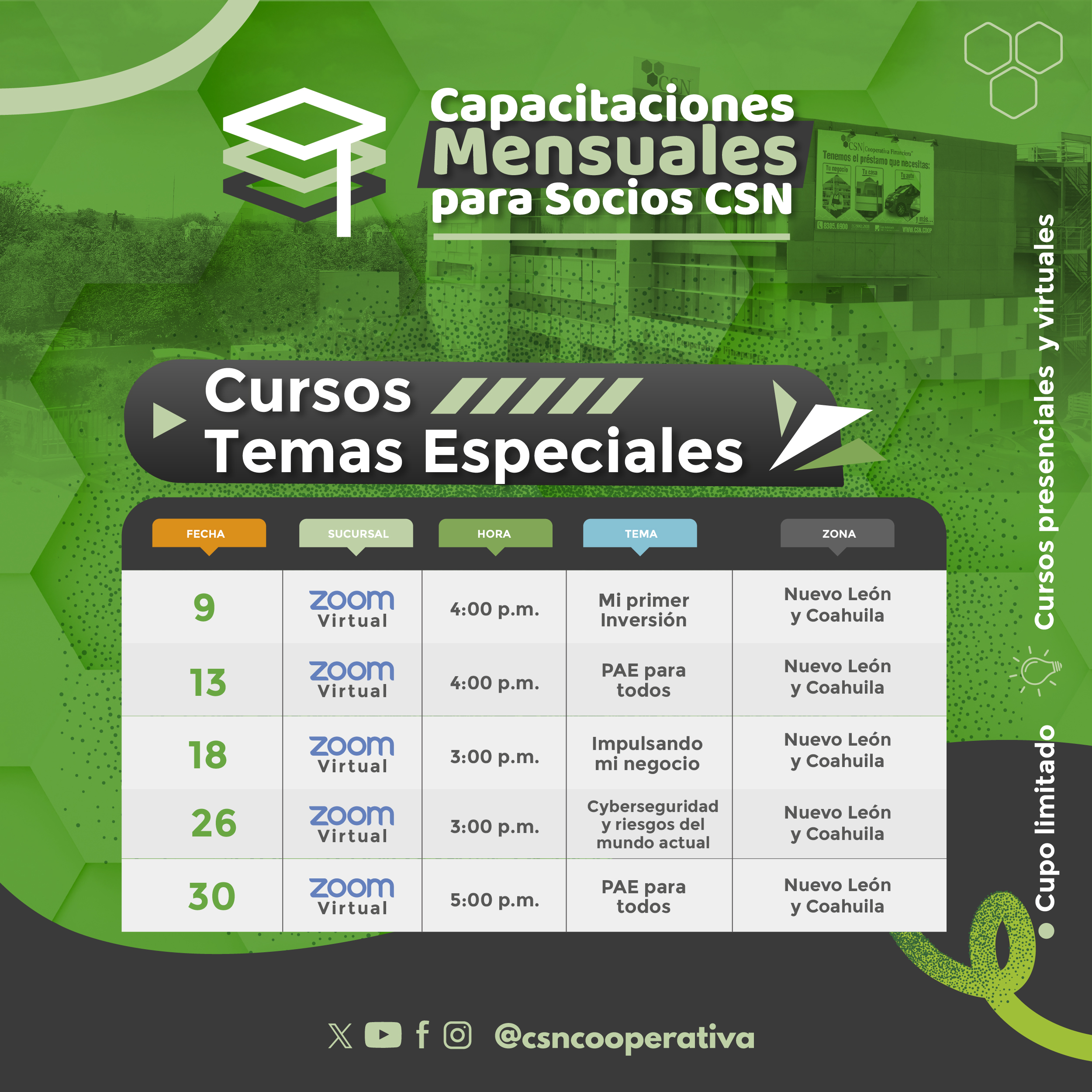 Cursos y Talleres