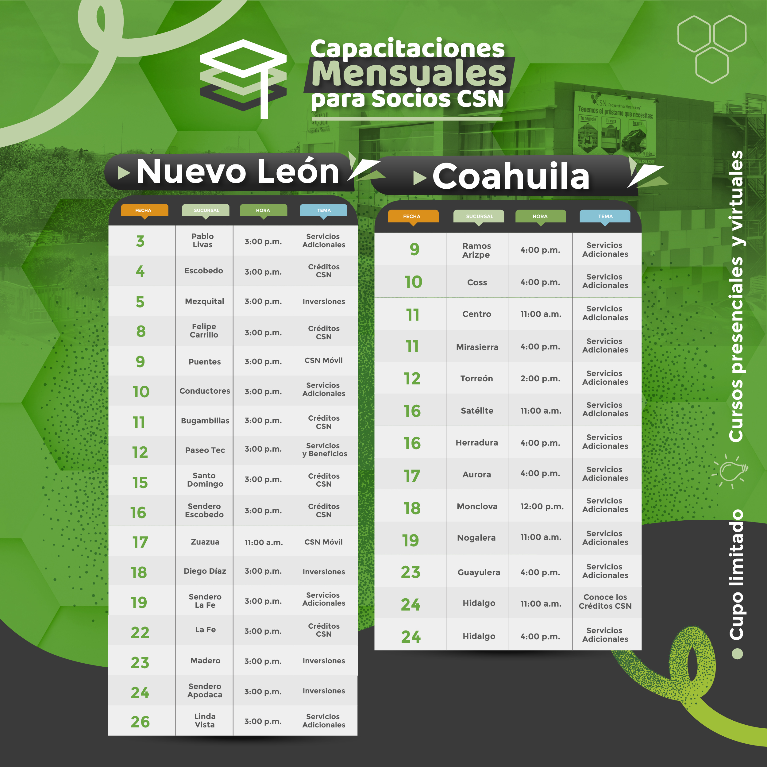 Cursos y Talleres
